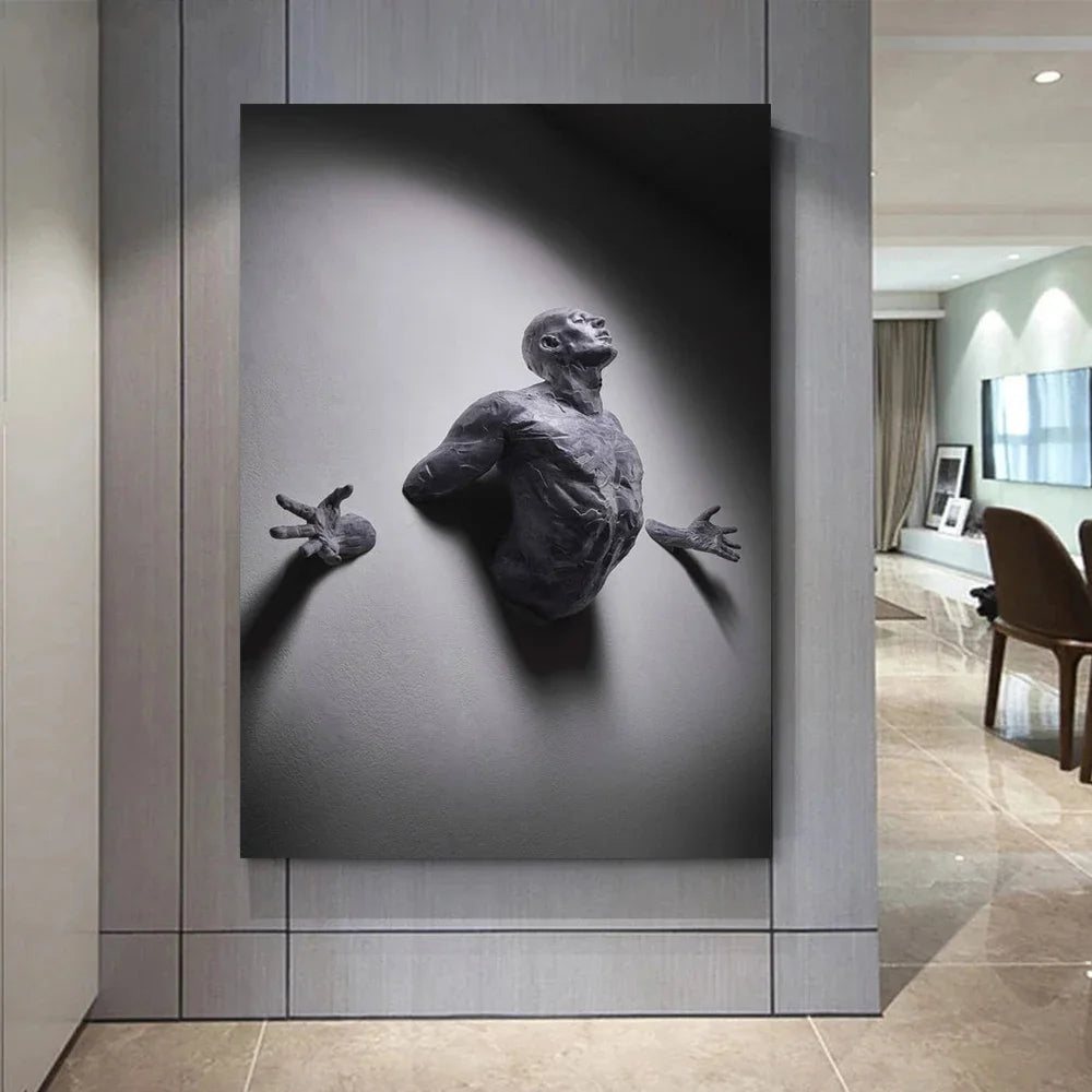 Obraz 3D na Płótnie Canvas 60x80cm - Nowoczesna Dekoracja Ścienna